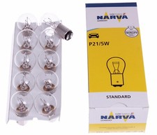 10x Glühlampe Birne 12V 21/5W BAY15d NARVA für Simson S51 S50 SR50 MZ ETZ 250