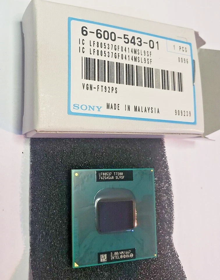 Sony 6-600-543-01 Cpu Intel Icd-Me T7200(2.00ghz - Image 4 of 4