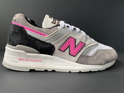 New Balance ☆ made in USA M997LBK グレー×ピンク New Balance 997 M997LBK Made in USA Gray Pink Suede Men's