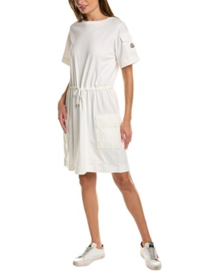 moncler t shirt dress Moncler COLLECTION T-Shirt Dress female Off White Size XXL