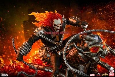 Sideshow x PCS 909385 Marvel 1/6 Scale Ghost Rider GK Model Statue