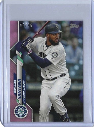 2020 Topps Mini On-Demand - PINK PARALLEL - DOMINGO SANTANA - #9/25 - Bild 1 von 2