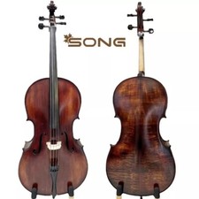 Solid Maple wood Studend Cello,100 hand made,4/4 size, Rich Big sound 15880