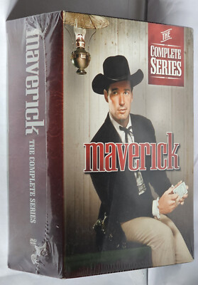 Maverick James Garner Komplette Serie Staffel 1,2, 3,4, 5 DVD Box-Set Versiegelt