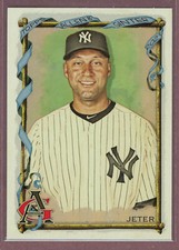 2023 Topps Allen & Ginter Hot Box Silver Portrait #104 Derek Jeter (Yankees)