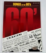 Songs of the 60’s The Decade Series Songbook 1989 Hal Leonard Softcover Vintage