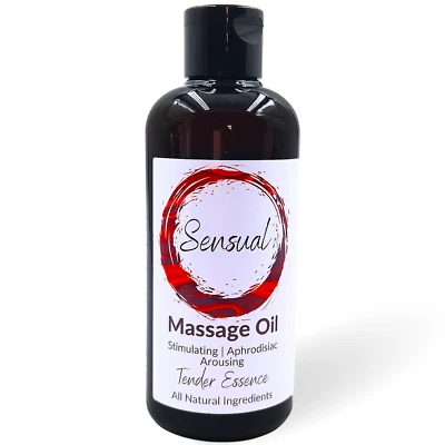 TENDER ESSENCE Sensual Sex Massage Oil Erotic Aphrodisiac Romantic Pure Natural Lubricant Oil