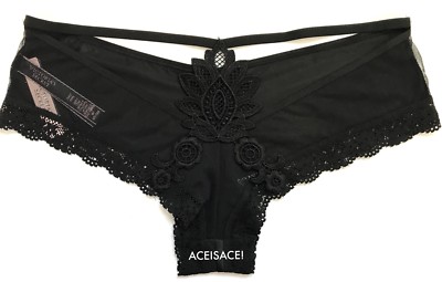NWT* VICTORIA'S SECRET VERY SEXY Lace Applique CHEEKY PANTY