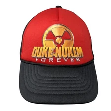 Duke Nukem Forever Snapback Trucker Hat Multicolor One Size Mesh Back 2K Games