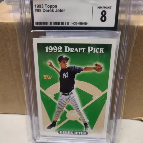 1993 Topps - #98 Derek Jeter (RC) cgc 8