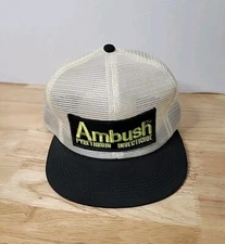Ambush Pyrethroid Insecticide Mesh Snapback Patch Trucker Hat K-Brand 