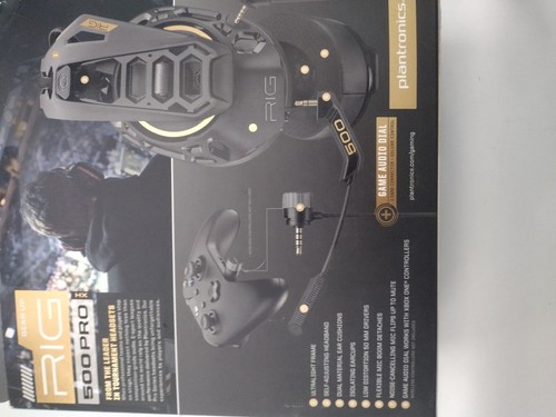 Plantronics RIG 500 PRO HX Wired Gaming Headset for Xbox One - Black - Picture 5 of 9
