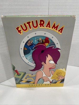 Futurama Volume 1 DVD 2009 3-Disc Box Set Animated Adult Swim