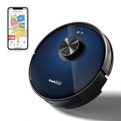 Geek Smart L7 Robot Vacuum Cleaner And Mop;  LDS Navigation;  Wi-Fi Connected AP