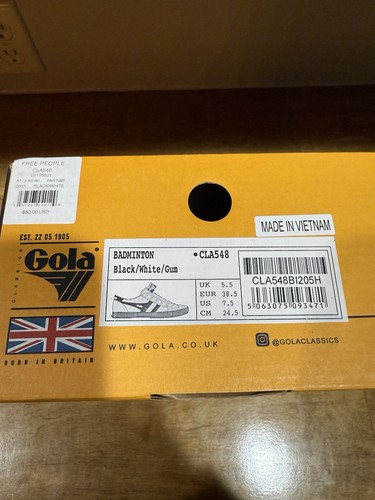 New Gola White Size 7.5 Sneaker - Picture 4 of 7