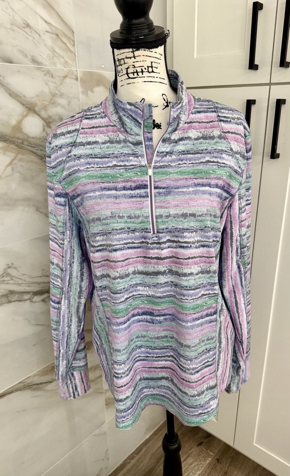 Zero Restriction Quarter Zip Pullover Womens XL M… - image 1