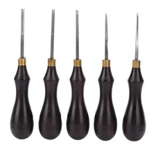 1pcs Leather Tools, Craft Leather Bevelers Leather Skiver Wood Handle Leather...