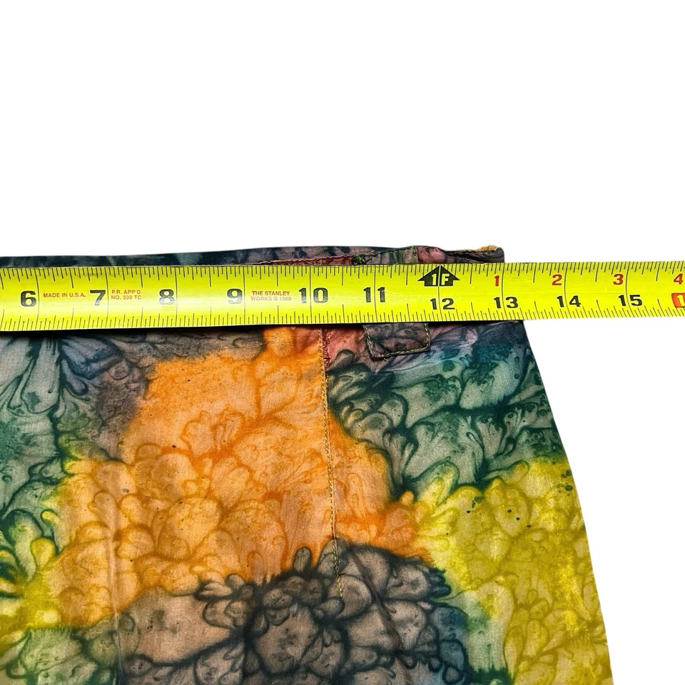 Falda envolvente vintage Diane Gilman 100 % seda falda boho midi talla mediana Foto 4 de 4