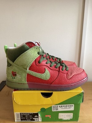 Size 11 - Nike SB Dunk High Strawberry Cough