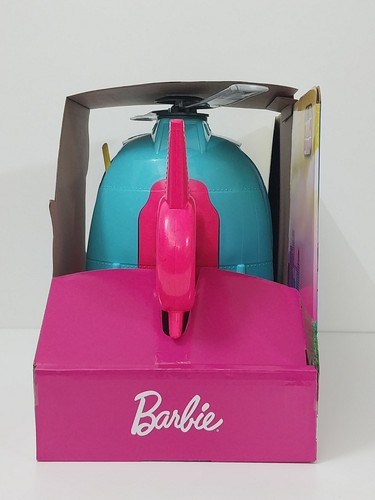 Barbie Helicóptero Dreamhouse Aventuras, Rosa y Azul con Rotor Giratorio FWY29 - Imagen 5 de 7