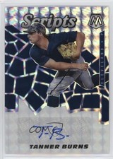 2021 Panini Mosaic Scripts Tanner Burns #SCR-TB Auto 14lt