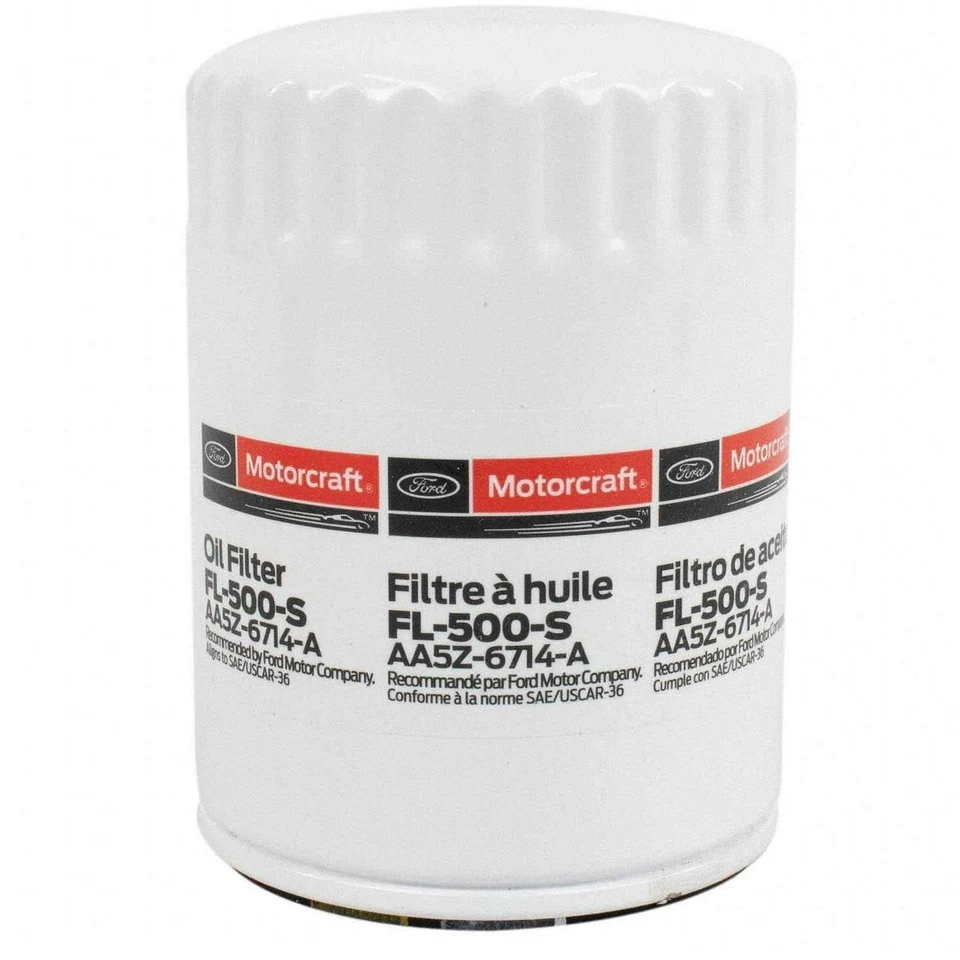 Filtro de aceite de motor genuino OEM Motorcraft FL500S Ford AA5Z6714A estuche de 12 Foto 2 de 2