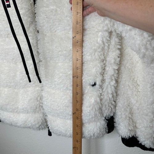 Moncler Grenoble White Water Resistant 750 Fill Power Down Teddy Fleece Jacket L - Picture 17 of 18