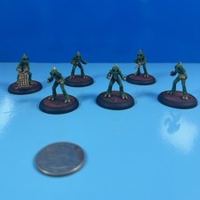 Lizard Men Alien Sleestak Dinosaur Dudes Lot Of 6 Pulp Retro Sci Fi 28mm