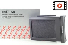 [Almost Unused] Mamiya RB67 Pro SD Polaroid Land Pack Film Holder From JAPAN