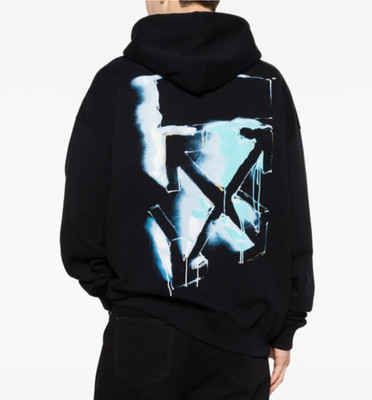 Off White Drawstring Hoodie Reprint Hype Graphic Streetwear Pullover S-5XL