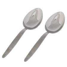 Chef Kunz Sauce Spoon Set Pack of 2 Regular 18/10 Stainless Steel Plating...