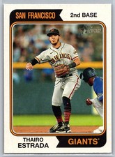 2023 Topps Heritage #288 Thairo Estrada - San Francisco Giants