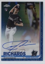 2019 Topps Chrome Rookie Blue Refractor /150 Trevor Richards #RA-TR Auto 6ns