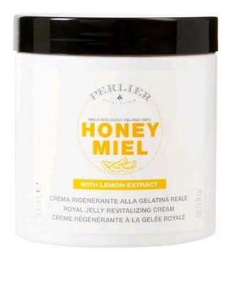 Perlier Honey  with Lemon Extract Royal Jelly Revitalizing Body Cream 16.9 oz