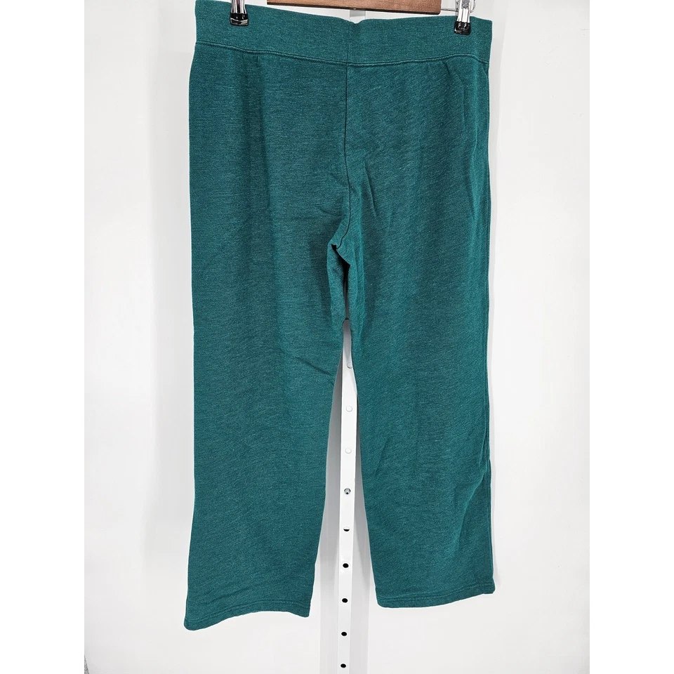 Pantalones deportivos para mujer Made for Life de mezcla de algodón con textura verde azulado talla M Foto 2 de 3