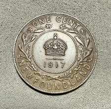 1917-C Newfoundland Large Cent