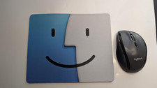 Apple MacOs smiling face Design Mouse Pad color NEW PRINT next day shipping
