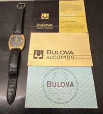 Orologio Vintage Bulova Accutron Tuning Fork Modello 23364-1969/70 + Documenti Originali