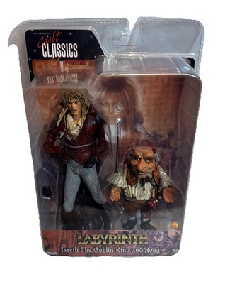 Jareth The Goblin King & Hoggle LABYRINTH David Bowie NECA Reel Toys Sealed