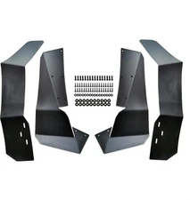 HJSIUTV UTV RZR  Fender Flares 4PCS, Extended Mud Flap Guards.