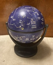 Hammond Desktop 5.5” Constellations Stars Plastic 360 Swivel Globe - Loose