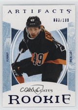 2022-23 Upper Deck Artifacts Rookies Royal Blue 3/199 Noah Cates #190 1q2