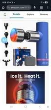 Bob and Brad A7 Massage Gun Heat Cold Therapy Vibrating Percussion Deep Tissue