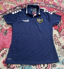 Capelli Sport Women’s Sz M Pro Patch Short Sleeve Navy Blue Polo Shirt CS-Dry HN