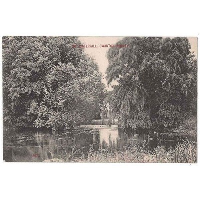 SWANTON MORLEY Norfolk, Der Wasserfall Postkarte, Poststempel Dereham 1905