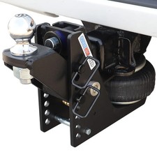 Shocker Hd Max Air Hitch - Raised Ball Mount 2 Rise 2 Of Drop Shocker Hd Max Air Hitch - Raised Ball Mount 2 Rise 2 Of Drop