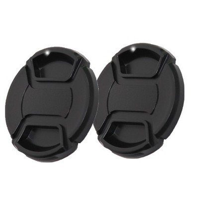 Objektiv Schutzdeckel 46mm Snap-On 2er Set   Kamera Lens Cover