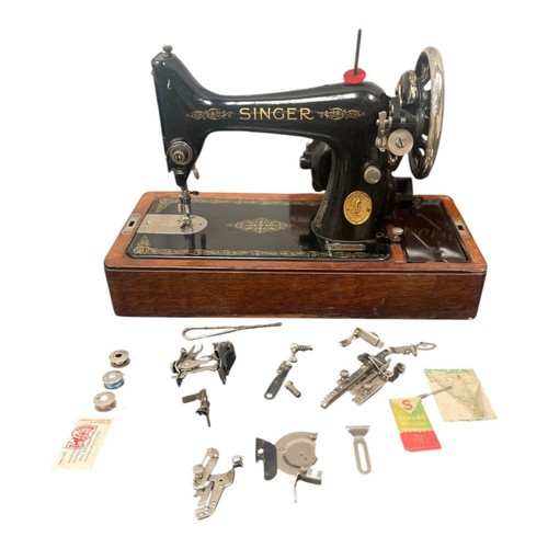 Singer Sewing Machine Antique Vintage1928 Y628518 Collectable Display Hand Crank - Picture 13 of 16