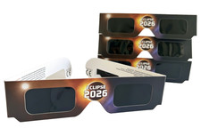 Sonnenfinsternis Brille 2026 4er Pack ISO 12312-2 CE Augenschutz 12. August