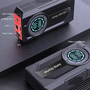Portable Car Jump Starter With Air Compressor For Car Emergency